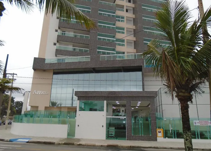 Apartamento em Mongaguá, Frente ao Mar