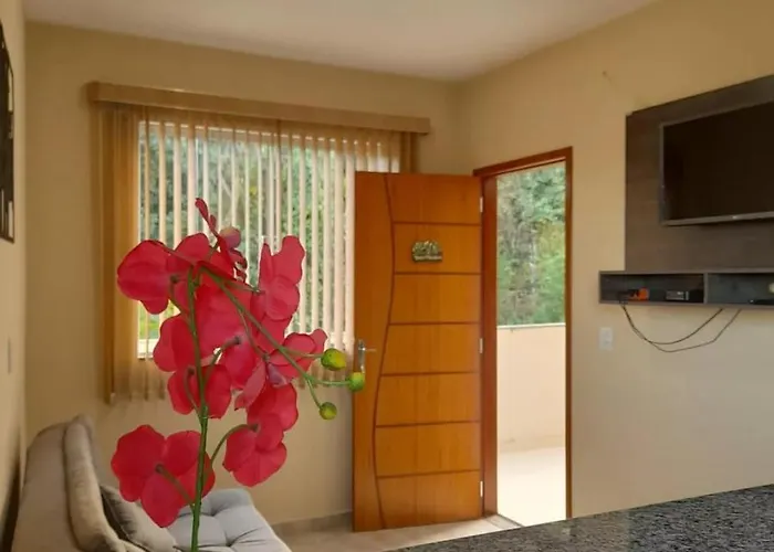 casa pra temporada quarto com suite