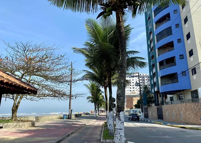 Cobertura Piscina Privativa frente e Vista Mar Centro Mongaguá