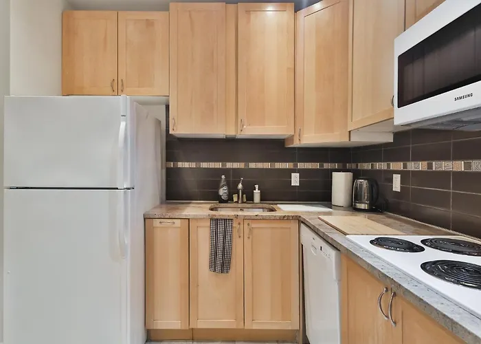 Stunning Full Apartments - Stocked Kitchens - Washer & Dryers - Workspace Provided - Fast Wifi - Located On The Famous St Denis Street - Near Metro Mont Royal