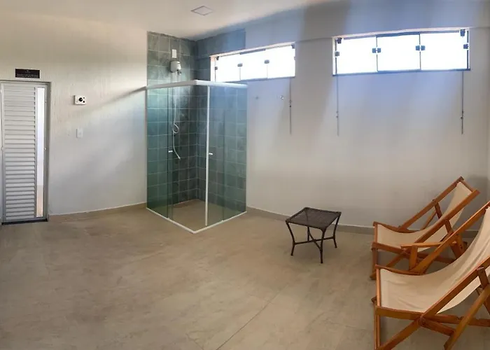 Flat lindo com piscina e linda vista da cidade