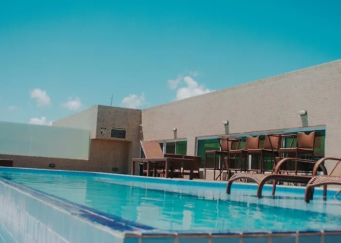 Confortável Flat com vista parcial do mar de Intermares