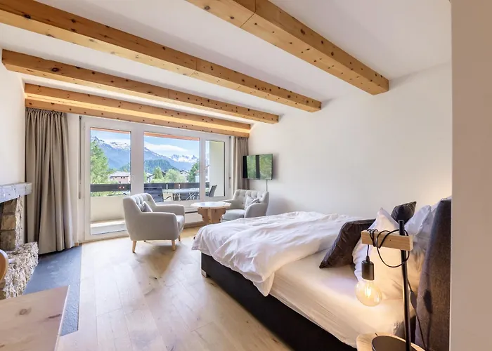 Charming Studio facing Piz Rosatsch