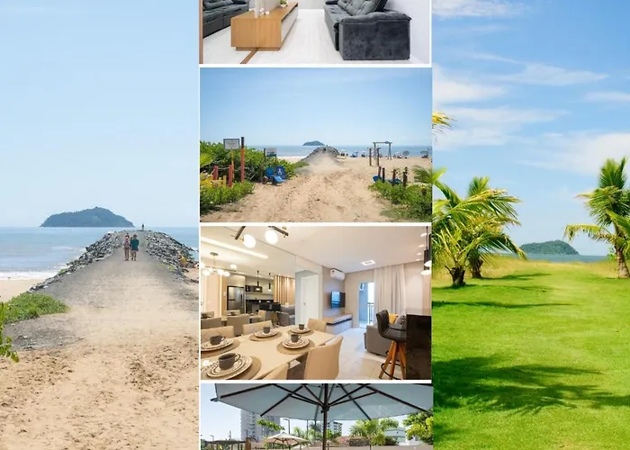 Apartamentos em Bal Piçarras 150 M DA PRAIA com SACADA, WI-FI, PISCINA, PORTARIA 24h, PLAYGROUND e vaga de GARAGEM