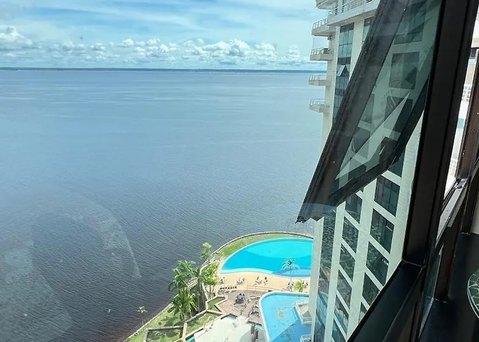 Flat no Condomínio do Edifício Tropical Executive e residence com Vista para o Rio