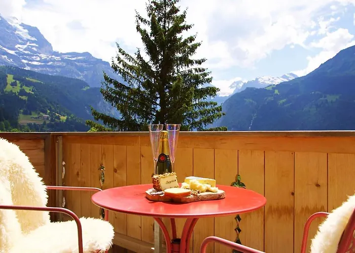 Holiday flat #1, Chalet Aberot, Wengen, Switzerland