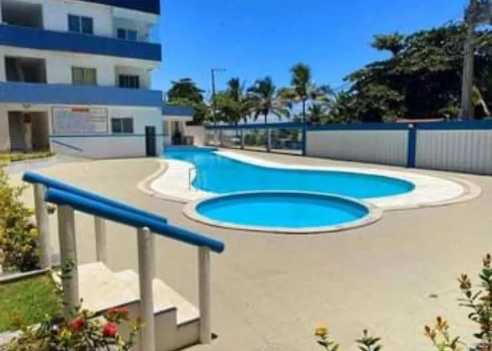 Apt 202 Frente para o Mar e Piscina Village das Ondas