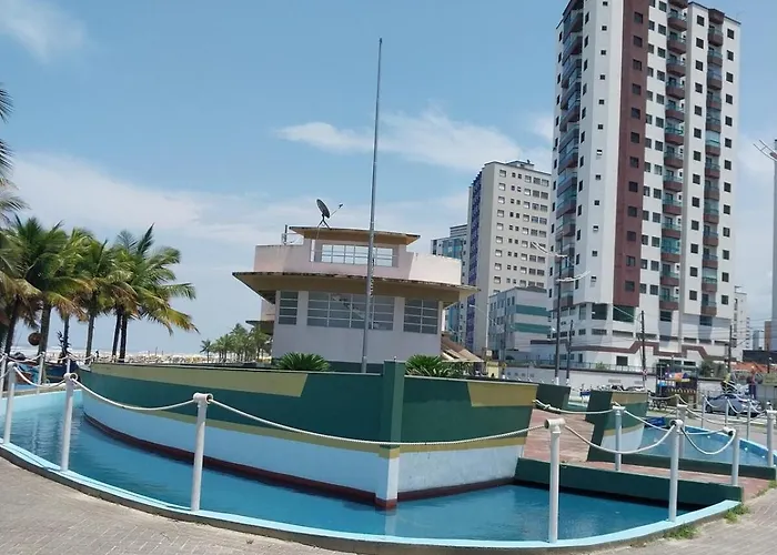 Lindo Apto Com Vista Mar, 200 Mts Da Praia