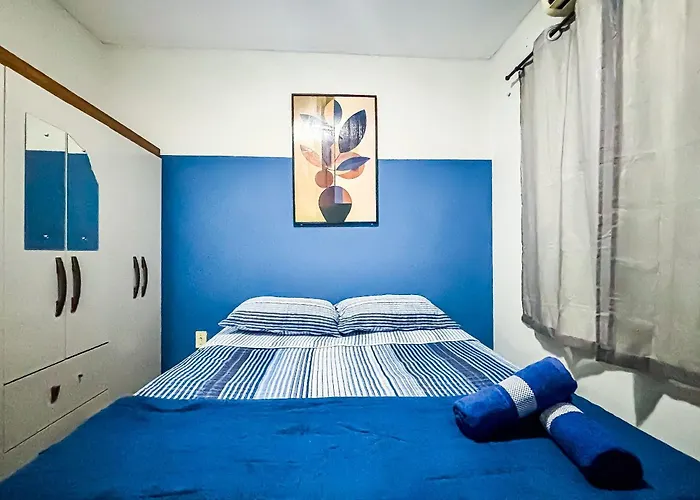 Apê Confortável com Piscina I Wi-Fi e A/C