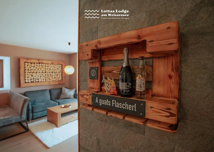 Lottas Lodge am Weissensee - Exklusive Ferienwohnung mit privatem Seezugang