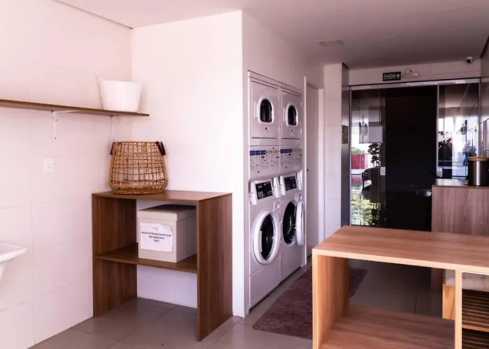 Loft aconchegante com varanda Campolim