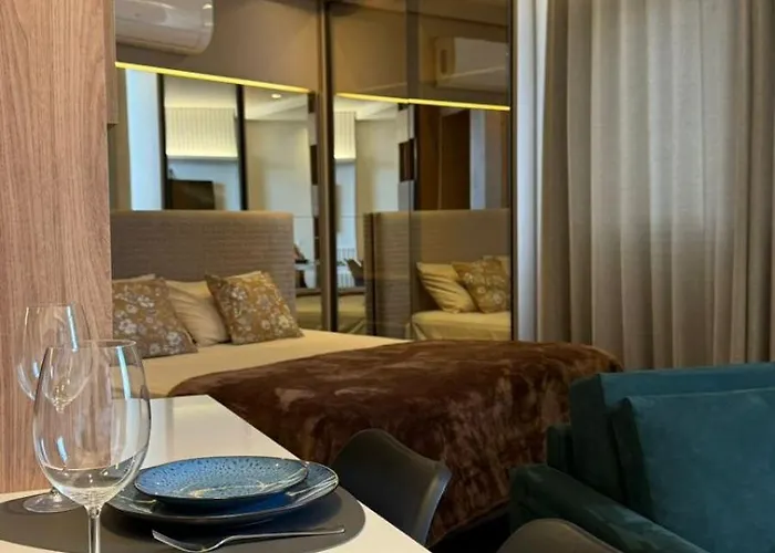 Apartamento área central portaria 24 horas