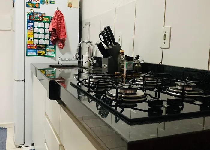 Calmo e aconchegante apartamento térreo com quintal