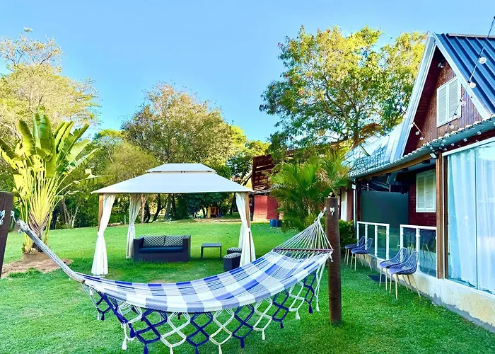 Cabana Show Piscina Lagoa - Camping Carrion