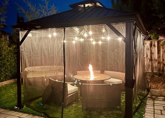 Modern 2Br Guest Suite With Kitchen, Free Parking, Fire Pit - 10 Mins To Sjc