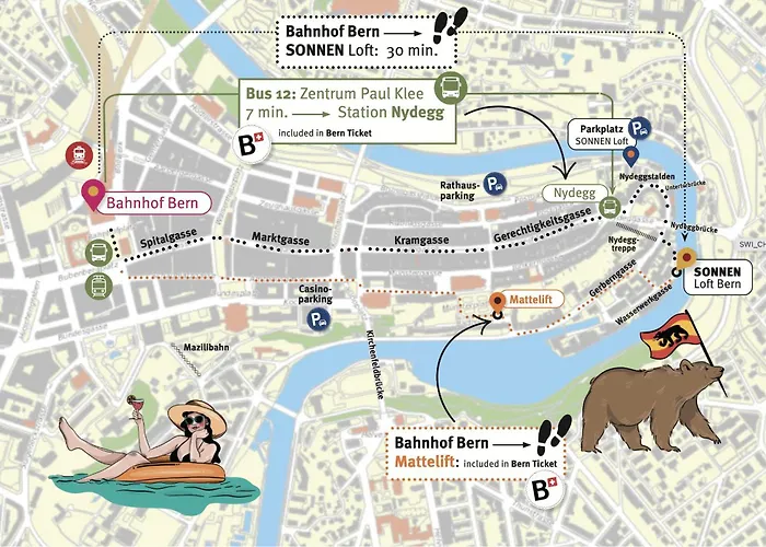 SONNEN Loft Bern - Bed&Breakfast