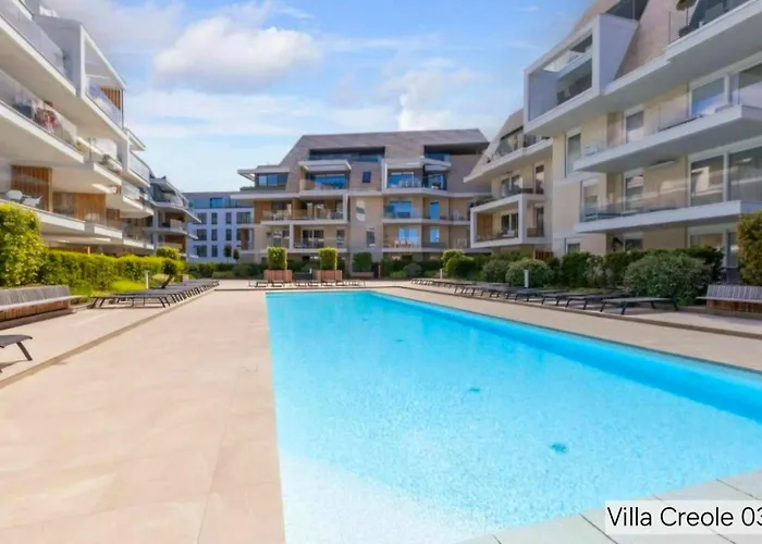Villa Creole 0308 Luxe Appartement Met Verwarmd Zwembad Nieuwpoort Jachthaven