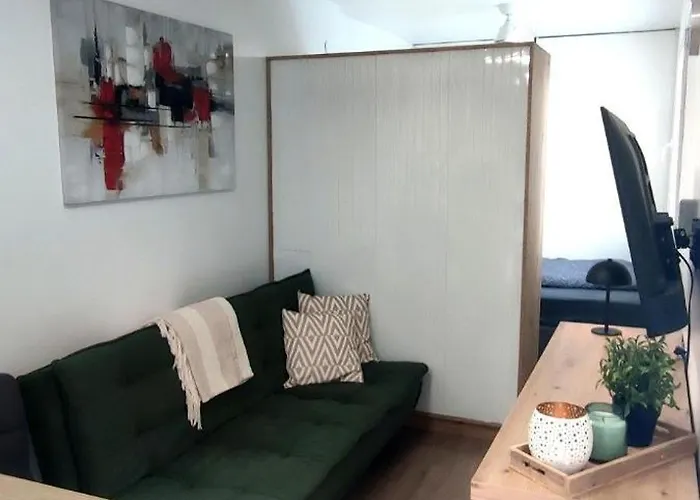 Tiny House im Seecontainer mit Parkplatz Garten
