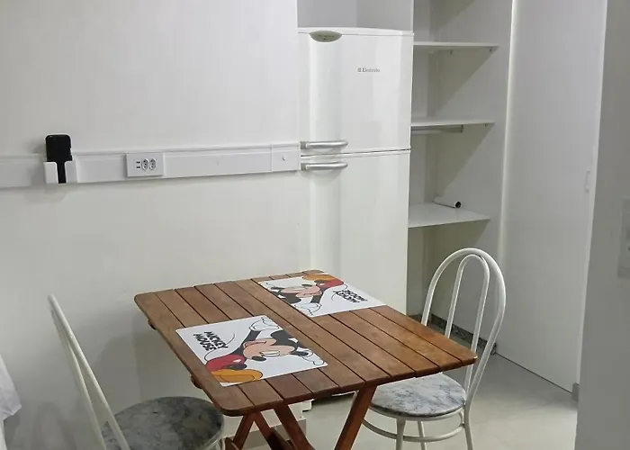 Studio Mobiliado-Quintal - Ar Cond - Ótima Localização