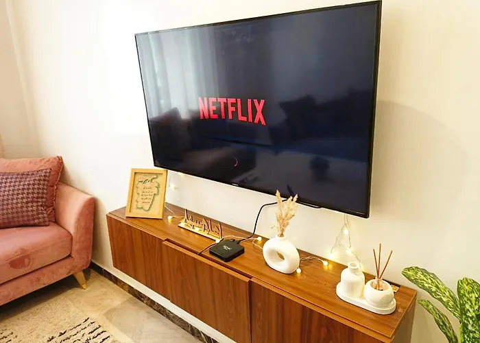 Premium Stay In Casablanca Maarif Wifi & Parking & Netflix