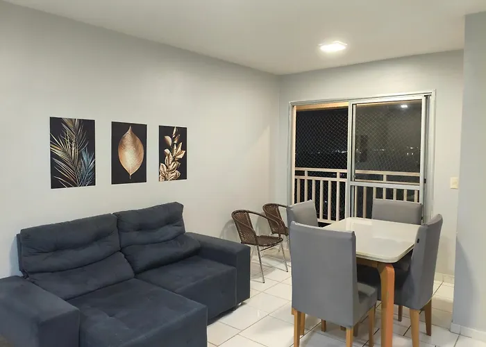 Apartamento em condomínio na BR, Apartment in a gated community, in a main road