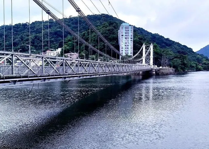 2 quadras da praia - Apto completo em São Vicente ideal para família e trabalho