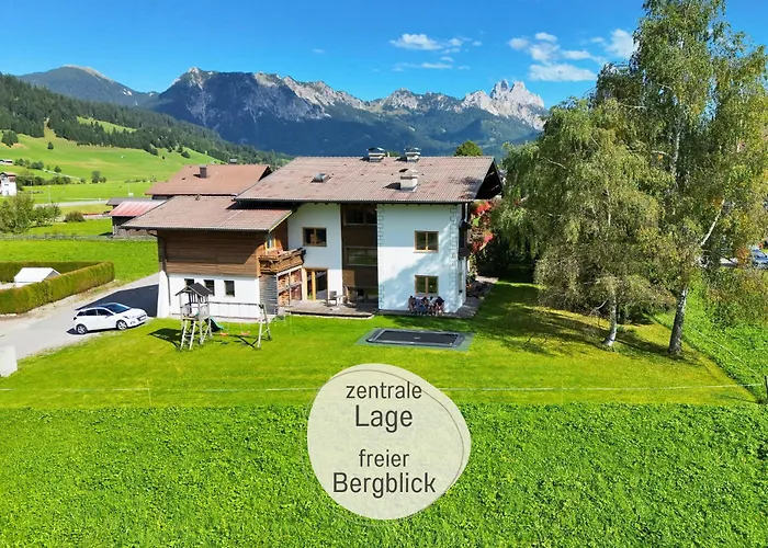 Ruhige zentrale Apartments mit privater Infrarotsauna&Bergblick in Tannheim