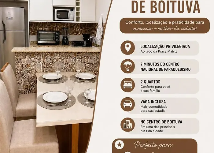Apartamento 2 Quartos em Excelente Localização no Centro de Boituva ao Lado da Praça Matriz com Garagem Gratuita