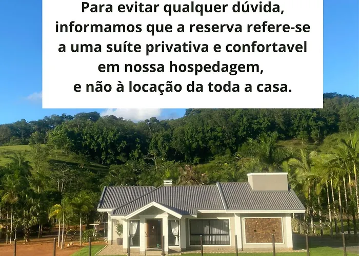 Villa Pomerode Hospedagem - Suítes com conforto e aconchego conectados com a Natureza
